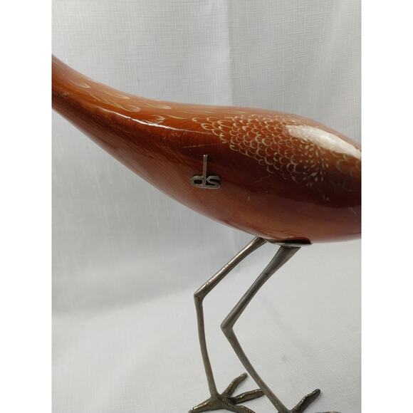 De Stijl Firenze Italy 1970s Wood, Silvered Metal, Bird Sculpture. - Picture 8 of 12